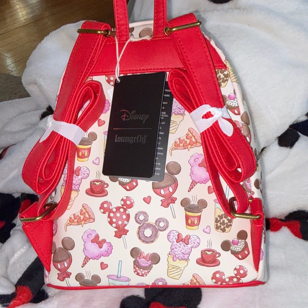Disney loungefly Mickey and Minnie treats Backpack and Wallet Set - Picture 6 of 7